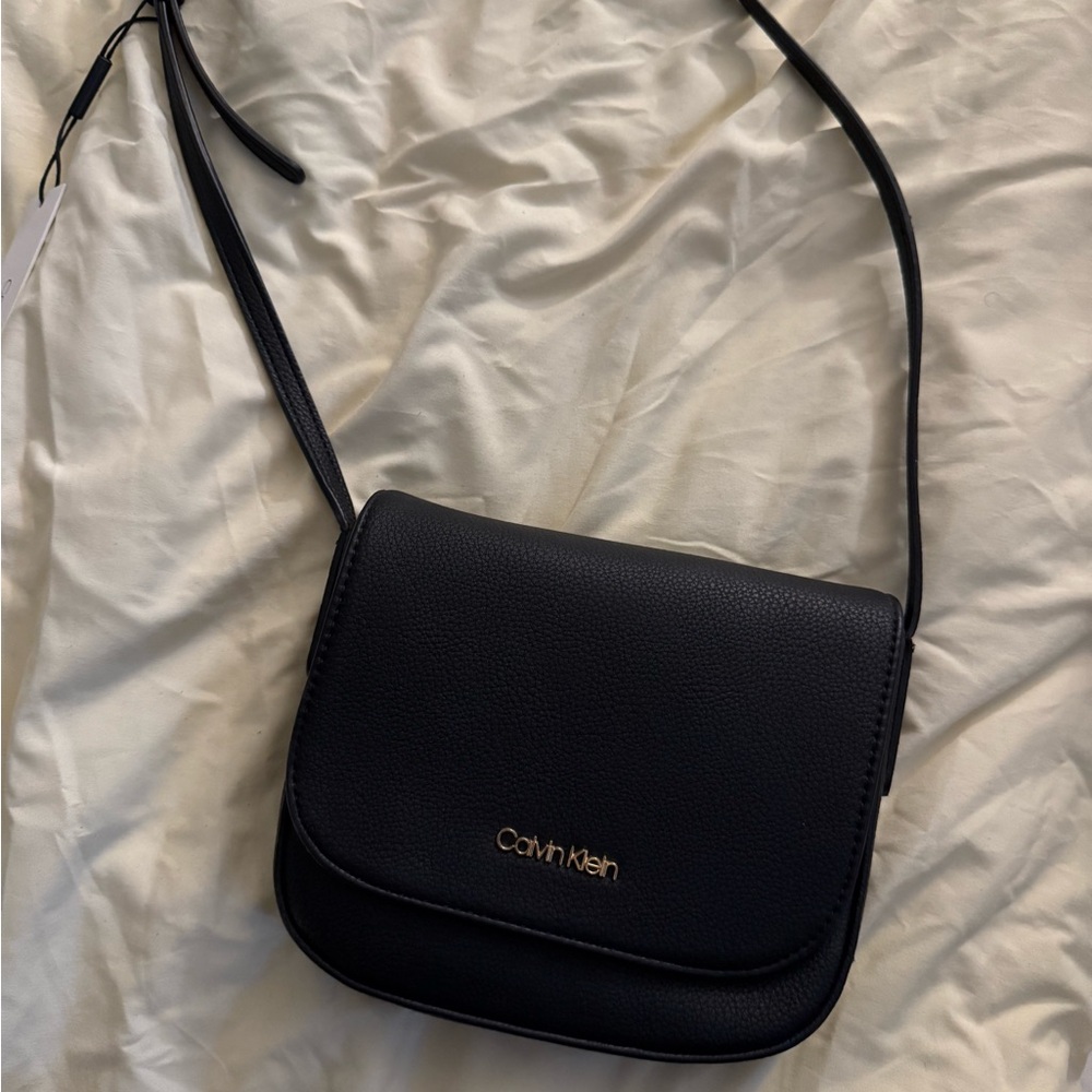 Calvin Klein Black Minimalist Crossbody Bag